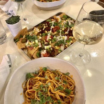 Cultivate Plant-Based Eatery - 'Nduja Linguine (this is a spicy dish) and Sheet Pan Nachos - Vegan Near Me - Rahway, New Jersey Cultivate Plant-Based Eatery - 'Nduja Linguine (this is a spicy dish) and Sheet Pan Nachos - Vegan Near Me - Rahway, New Jersey