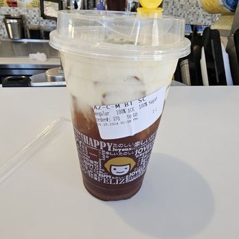 Happy Lemon - Black Tea w/ Salted Cheese - Bubble Tea Near Me - Sunnyvale, California