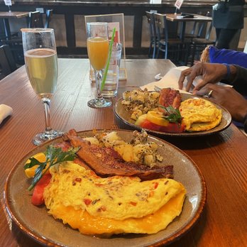 Mimosas - Eggs you're way/w omelette. - American Near Me - Denver, Colorado Mimosas - Eggs you're way/w omelette. - American Near Me - Denver, Colorado