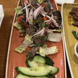 spicy grilled beef salad spicy grilled beef salad