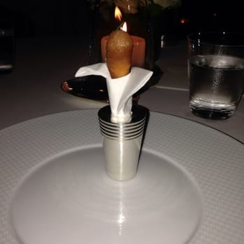 Per Se - Salmon tartare in sesame cone - French Near Me - New York, New York Per Se - Salmon tartare in sesame cone - French Near Me - New York, New York