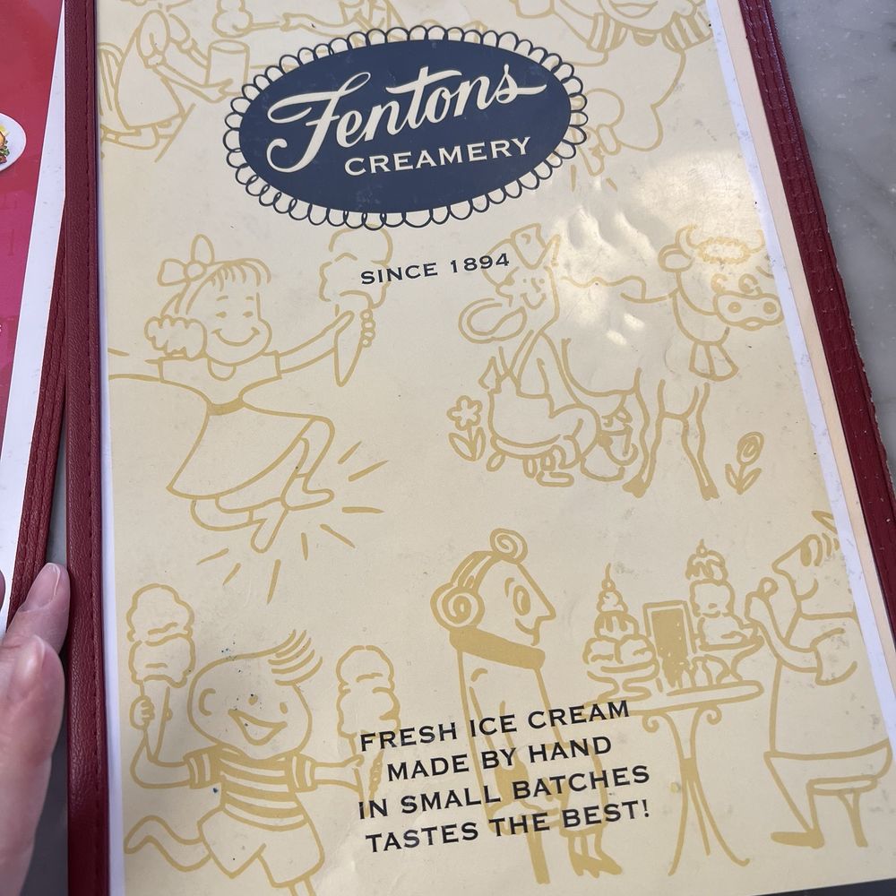 Fentons Creamery - Menu - Ice Cream & Frozen Yogurt Near Me - Oakland, California Fentons Creamery - Menu - Ice Cream & Frozen Yogurt Near Me - Oakland, California