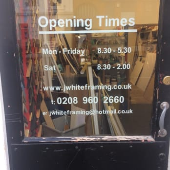 J White Framing - Framing Near Me - London, XGL