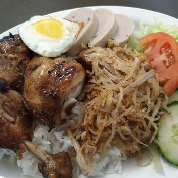 Phnom Penh - Chicken & Pork Plate - Cambodian Near Me - Vancouver, British Columbia