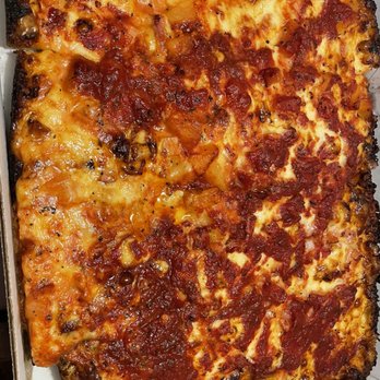 Loui's Pizza - Large pizza, half pineapple & ham; half ham & onion. - Pizza Near Me - Hazel Park, Michigan Loui's Pizza - Large pizza, half pineapple & ham; half ham & onion. - Pizza Near Me - Hazel Park, Michigan
