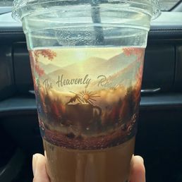 Shaken Campfire s'mores latte