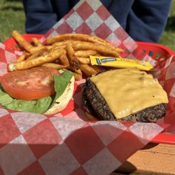 The Grill At Clemson Marina - Double cheeseburger