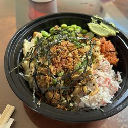 Mr. Poké - Poke bowl medium 3 proteins.