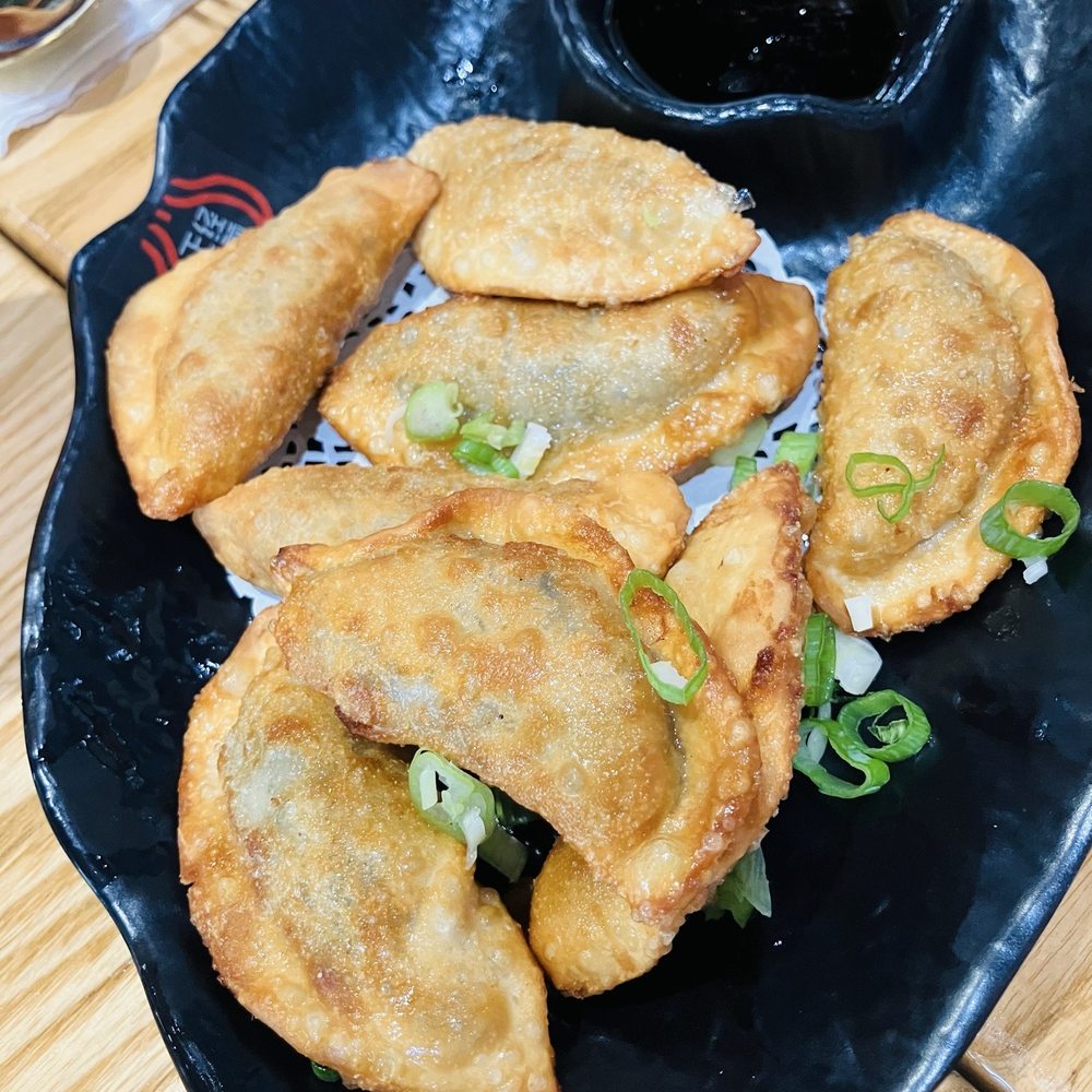 Serious Sanji - Fried pork and chive dumplings - Dim Sum Near Me - Boynton Beach, Florida Serious Sanji - Fried pork and chive dumplings - Dim Sum Near Me - Boynton Beach, Florida