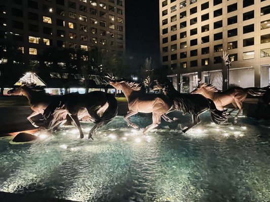 The Mustangs of Las Colinas Sculpture and Museum and Visitors Center by null