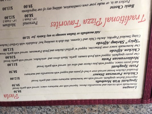 Menu photo 7 Geraldi's Fayetteville, AR