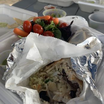 Aloha Tortilla Factory & Cafe - Vegan Burrito with Salad as side. - Mexican Near Me - Honolulu, Hawaii Aloha Tortilla Factory & Cafe - Vegan Burrito with Salad as side. - Mexican Near Me - Honolulu, Hawaii