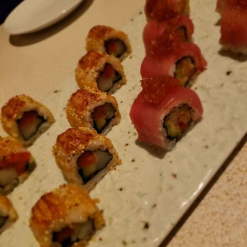 Minami - Champagne roll and Red Wave roll - Japanese Near Me - Vancouver, British Columbia Minami - Champagne roll and Red Wave roll - Japanese Near Me - Vancouver, British Columbia