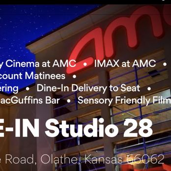 AMC Studio 28 - NO Delivery to Seat! - Cinema Near Me - Olathe, Kansas AMC Studio 28 - NO Delivery to Seat! - Cinema Near Me - Olathe, Kansas