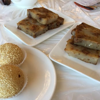 Phoenix Restaurant - Sesame Ball with Lotus Seed Paste and Pan Fried Taro Cakes - Dim Sum Near Me - Chicago, Illinois Phoenix Restaurant - Sesame Ball with Lotus Seed Paste and Pan Fried Taro Cakes - Dim Sum Near Me - Chicago, Illinois