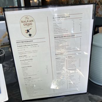 Balkan Grind - Menu - Coffee & Tea Near Me - Brooklyn, New York