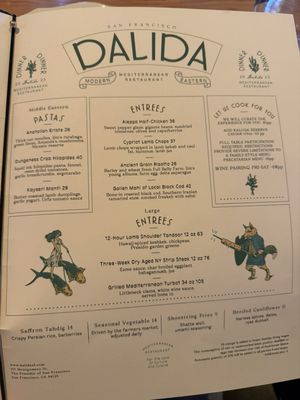 Menu photo 2 Dalida San Francisco, CA