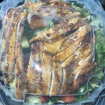 Al-Ameer West - Medium Shawarma Salad with grilled chicken - Middle Eastern Near Me - Dearborn Heights, Michigan