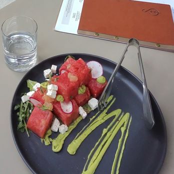 Solstice - Watermelon Feta Salad - New American Near Me - Irvine, California Solstice - Watermelon Feta Salad - New American Near Me - Irvine, California