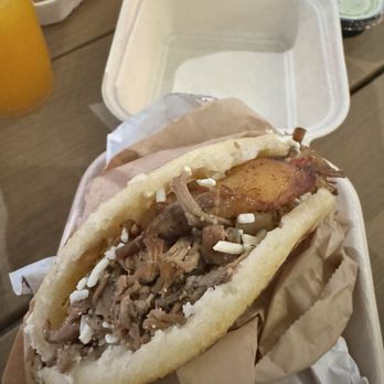 Anytime Arepa - Beef Arepa - Venezuelan Near Me - Milwaukee, Wisconsin Anytime Arepa - Beef Arepa - Venezuelan Near Me - Milwaukee, Wisconsin
