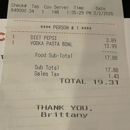 Receipt Receipt