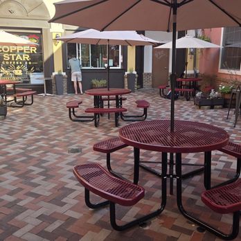 Copper Star Coffee Co. - Beautiful outdoor seating - Cafes Near Me - Bluff Park, Alabama