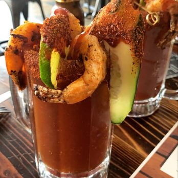 Tostadas - Michelada w/ shrimp - Breakfast & Brunch Near Me - San Jose, California Tostadas - Michelada w/ shrimp - Breakfast & Brunch Near Me - San Jose, California