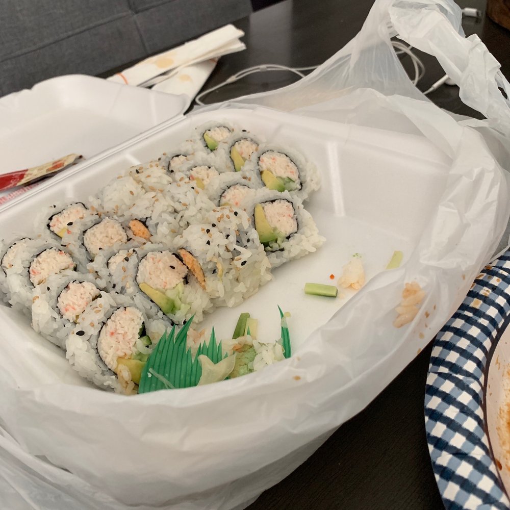 Kumi Ko - One Mexican roll ,two Cali rolls  yummy !!! - Japanese Near Me - Compton, California