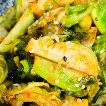 Iza Whiskey & Eats - Brussel Sprouts - Sushi Bars Near Me - Carrboro, North Carolina
