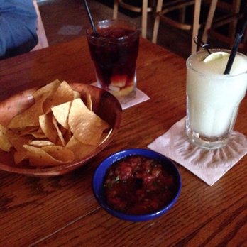 Senor Burrito - Perfect Sangria and Frozen Margarita along with fresh tortilla chips and salsa!! Good start! - Mexican Near Me - Boca Raton, Florida Senor Burrito - Perfect Sangria and Frozen Margarita along with fresh tortilla chips and salsa!! Good start! - Mexican Near Me - Boca Raton, Florida