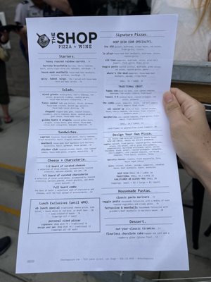 The Shop: Pizza + Wine by null
