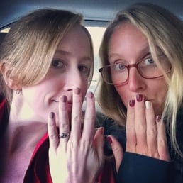 Perfect nails before the wedding!!