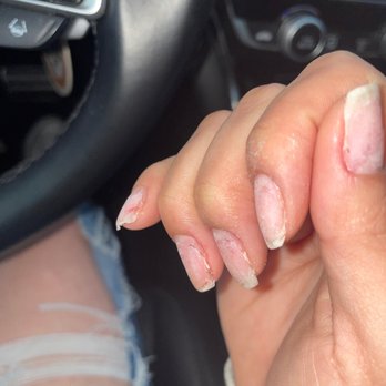 Posh Nails & Spa - Removed acrylics that were on for 2 weeks & so many days. - Waxing Near Me - Riverside, California Posh Nails & Spa - Removed acrylics that were on for 2 weeks & so many days. - Waxing Near Me - Riverside, California