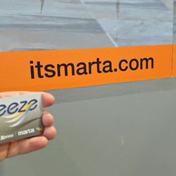 MARTA - Thumbs up! It's smart to have an economical "breeze" card to breeze through Fulton and Dekalb Counties on MARTA rail and buses