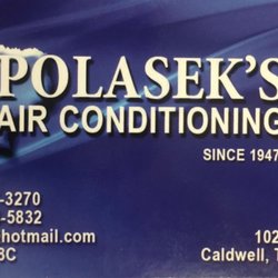 Polasek Air Conditioning - Business card