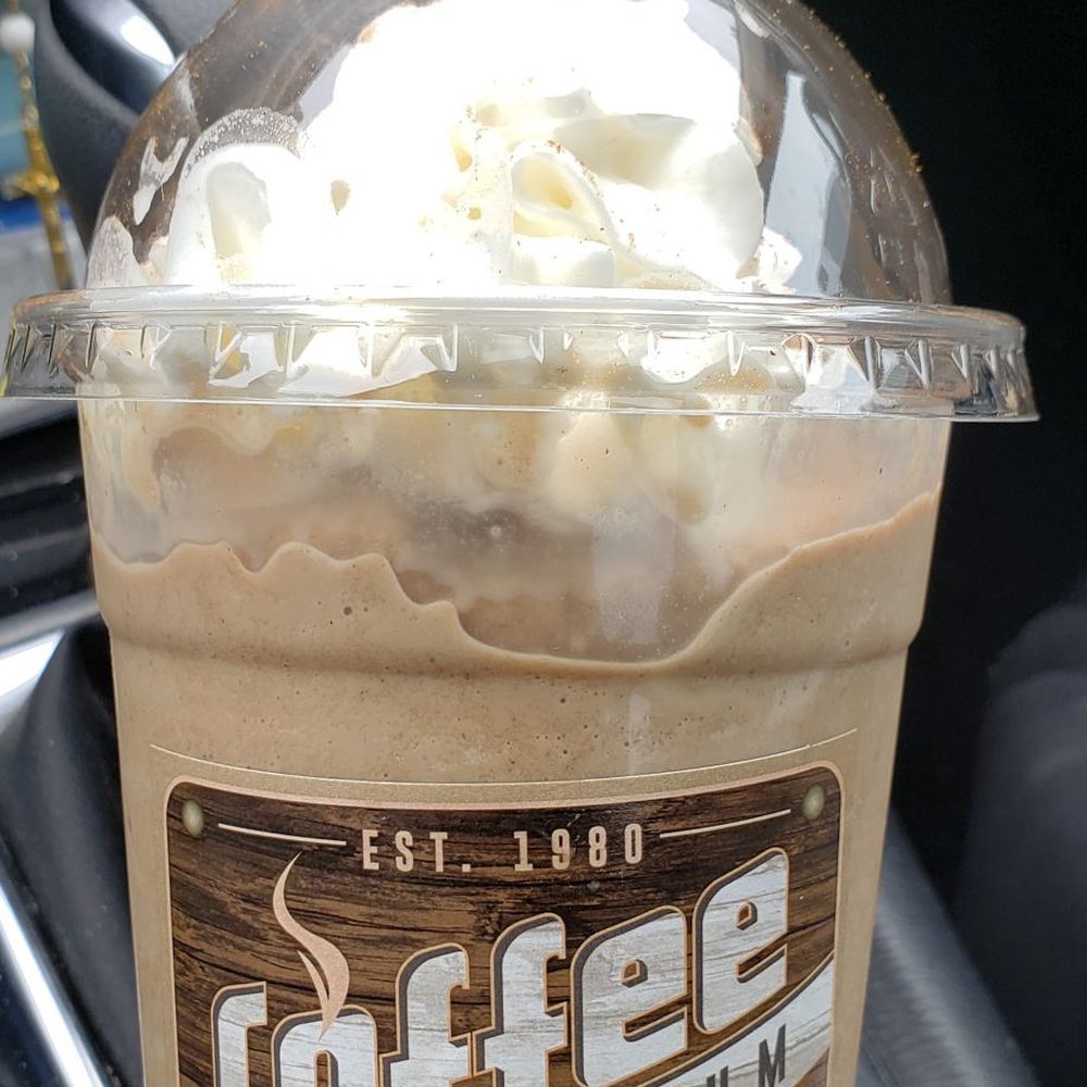 Cinnamon bun frappe...amazing! Cinnamon bun frappe...amazing!