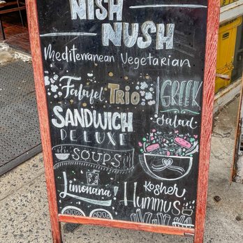 Nish Nush - Nish Nush sign - Vegetarian Near Me - New York, New York