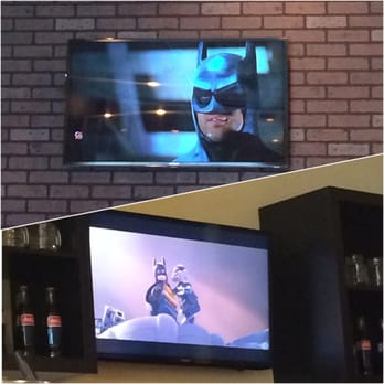 310 Eatery - Batman on their TV screens :D - Burgers Near Me - Albany, California