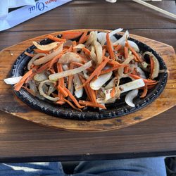 Bulgogi dinner that was mostly carrots and onions.