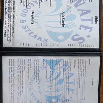 Nate's West End - Menu - Seafood Near Me - Galveston, Texas