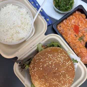 Basa Seafood Express - 1. Poke Special Combo, Soft Shell Crab Burger - Seafood Near Me - San Francisco, California