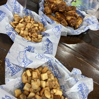 The Dirty Buffalo - Korean BBQ 10 Bone-In Wings with side of Home Fried Potatoes - Chicken Wings Near Me - Virginia Beach, Virginia The Dirty Buffalo - Korean BBQ 10 Bone-In Wings with side of Home Fried Potatoes - Chicken Wings Near Me - Virginia Beach, Virginia