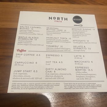 North Italia - Dessert menu - Italian Near Me - Atlanta, Georgia North Italia - Dessert menu - Italian Near Me - Atlanta, Georgia
