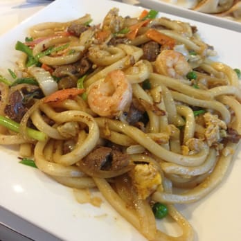 iCafe - Beef & Shrimp udon yaki soba - Asian Fusion Near Me - Arlington, Texas iCafe - Beef & Shrimp udon yaki soba - Asian Fusion Near Me - Arlington, Texas