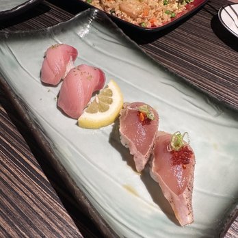 Sushiya - Salmon Belly Sushi Seared Peppered Tuna Sushi - Sushi Bars Near Me - San Dimas, California