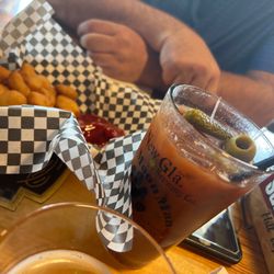Sammy's Hill Top - Cheese curds and a Bloody Mary