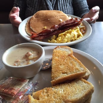 Pancake House - Hubby had soup and sandwich I had awesome pancake breakfast! - American Near Me - Longview, Washington Pancake House - Hubby had soup and sandwich I had awesome pancake breakfast! - American Near Me - Longview, Washington