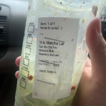 Starbucks - This is the drink I ordered - Coffee & Tea Near Me - El Dorado Hills, California