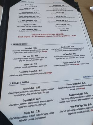 Menu photo 3 Bluefin Sushi Oakley, CA Menu photo 3 Bluefin Sushi Oakley, CA