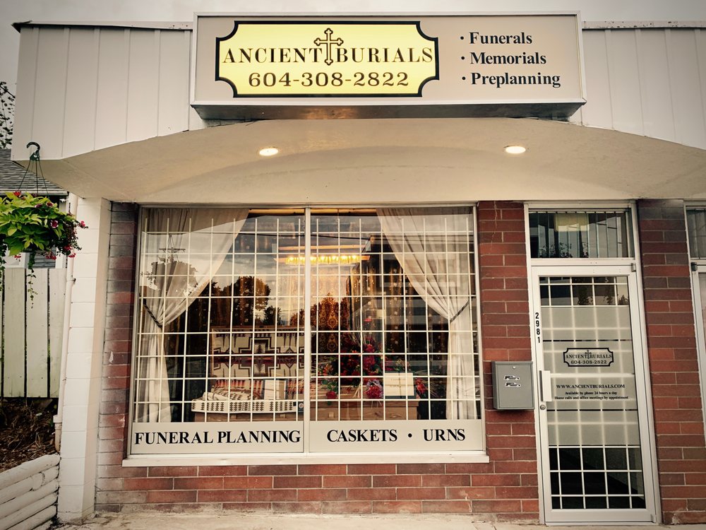 ANCIENT BURIALS FUNERALS, MEMORIALS & PREPLANNING Updated September